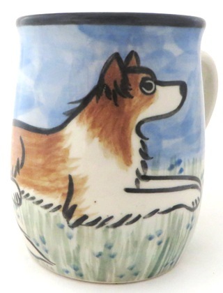 Border Collie Red and White -Deluxe Mug