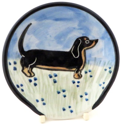 Dachshund Black and Tan -Deluxe Spoon Rest