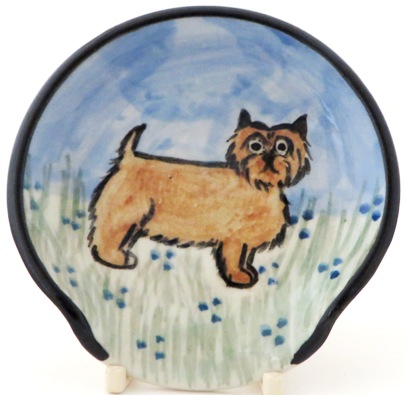 Norwich Terrier -Deluxe Spoon Rest - Click Image to Close