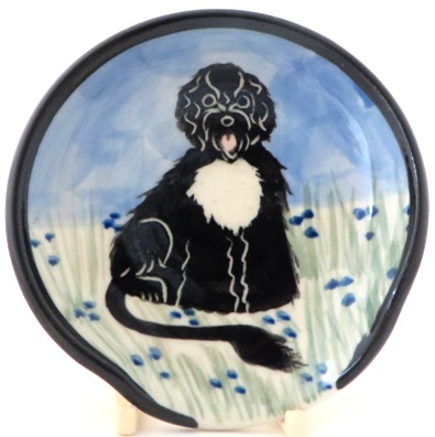 Portugese Water Dog -Deluxe Spoon Rest