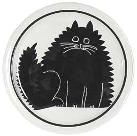 Small Cat Plate - Click Image to Close